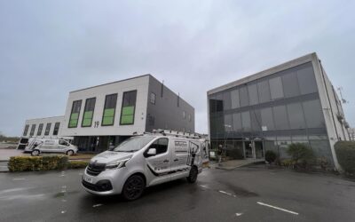Clean commercial building